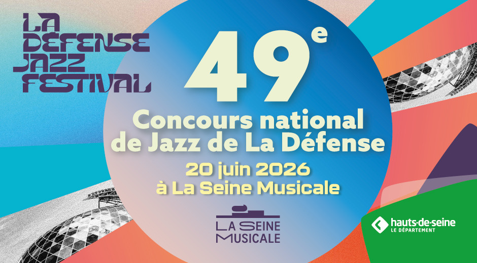Le concours national de jazz de la défense, le 20 juin sur le parvis de La Seine Musicale à Boulogne-Billancourt dès 16h30