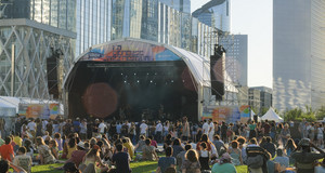 Ambiance lors de la 48ème édition de La Défense Jazz Festival qui a réuni 57 000 spectateurs du 23 au 29 juin.