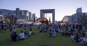 Ambiance lors de la 48ème édition de La Défense Jazz Festival qui a réuni 57 000 spectateurs du 23 au 29 juin.