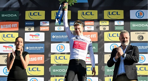 Georg Steinhauser, vainqueur du maillot blanc du Paris-Nice 2026