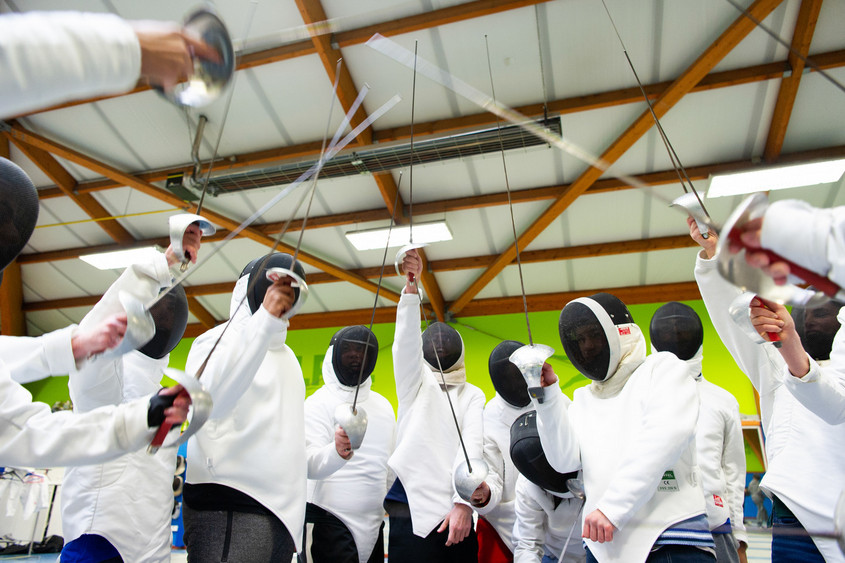 Initiation à l'handi-escrime avec BLR92