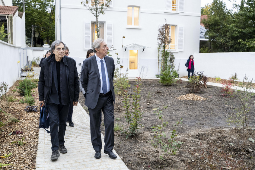 Le pavillon de préfiguration de la Maison de l'Avenir à Nanterre