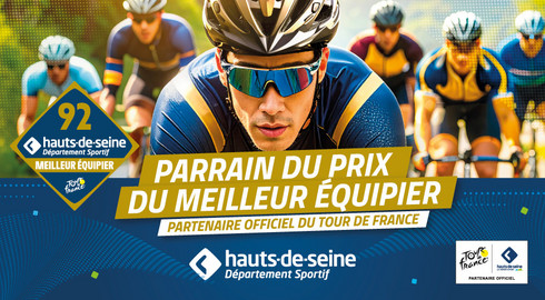 LOe visuel officiel du prix du meilleur équipier 2026, parrainé par le Département des Hauts-de-Seine