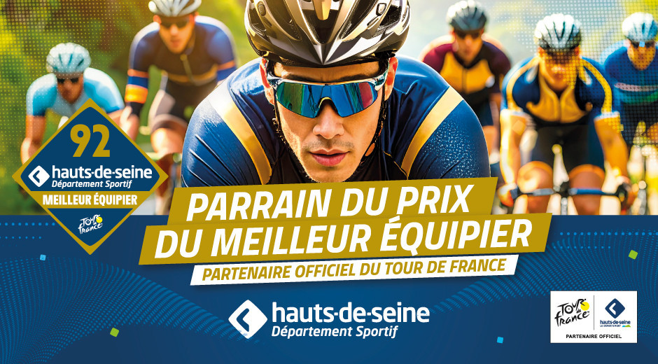 LOe visuel officiel du prix du meilleur équipier 2026, parrainé par le Département des Hauts-de-Seine